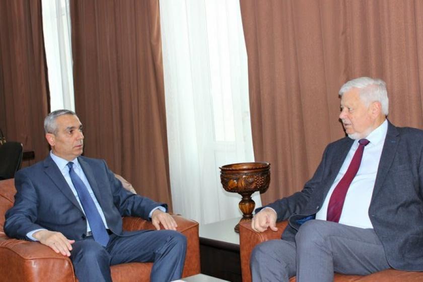 Artsakh Foreign Minister Receives Personal Representative of the OSCE Chairperson-in-Office