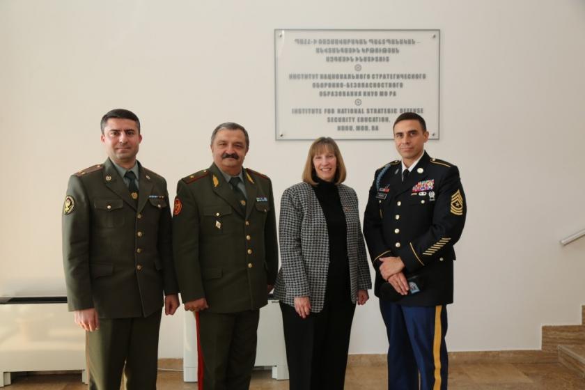 U.S. Ambassador to Armenia Visits National Defense Research University