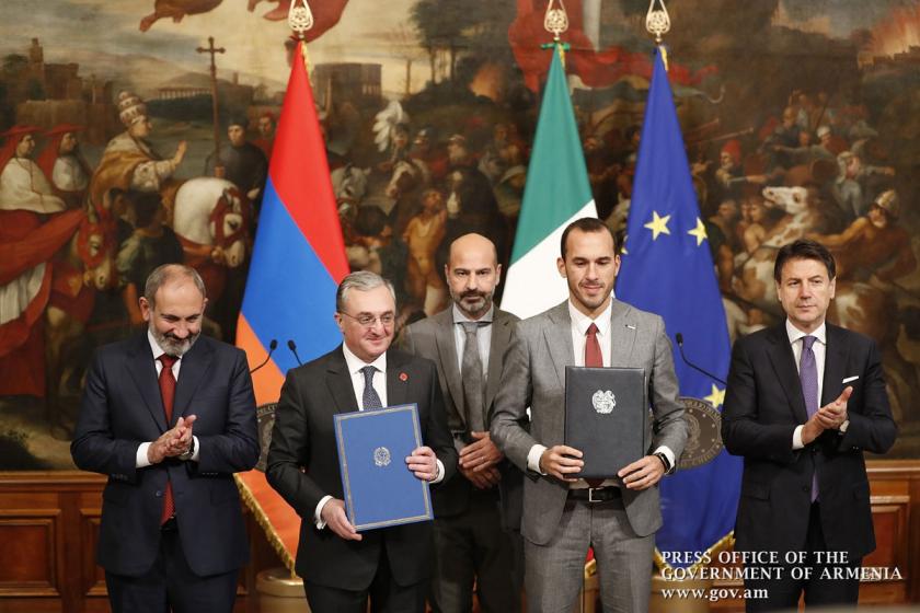 Pashinyan in Rome: "We had constructive talks with Italian PM Conte"