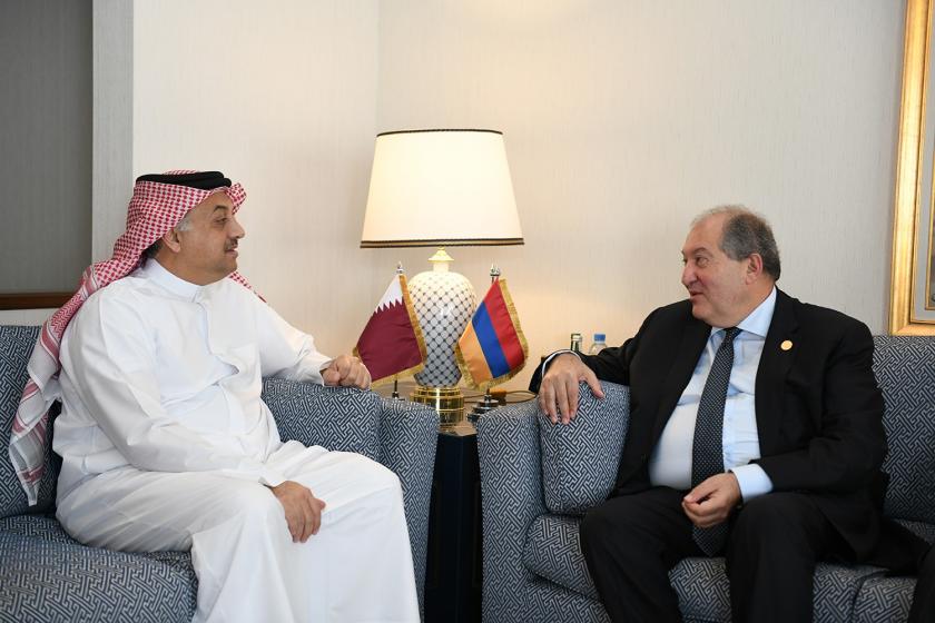 Armenian President, Qatar Deputy PM Discuss Boosting Relations