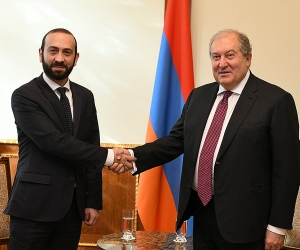 Արմեն Սարգսյանը հանդիպել է Ազգային ժողովի նախագահ Արարատ Միրզոյանին