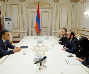 Ազգային ժողովի նախագահ Արարատ Միրզոյանը հանդիպել է Մարդու իրավունքների պաշտպանի հետ