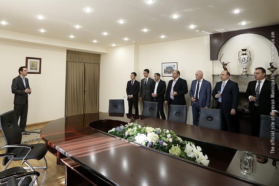 "You Are Pioneers": Yerevan Mayor Toasts Corporate Benefactors