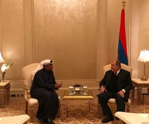 Armenian President  Meets with Co-Chair of Armenia-UAE Intergovernmental Commission