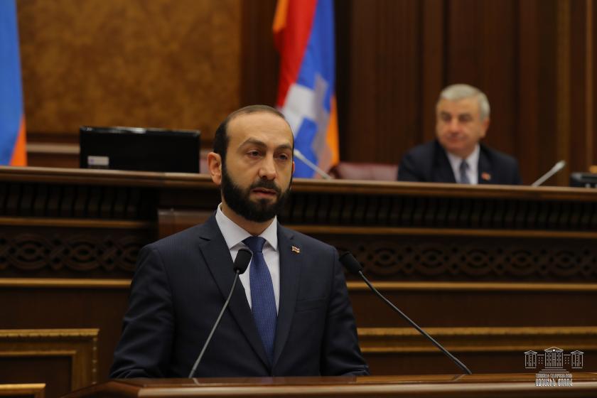Արարատ Միրզոյանի ելույթը` միջխորհրդարանական հանձնաժողովի համատեղ հատուկ նիստում