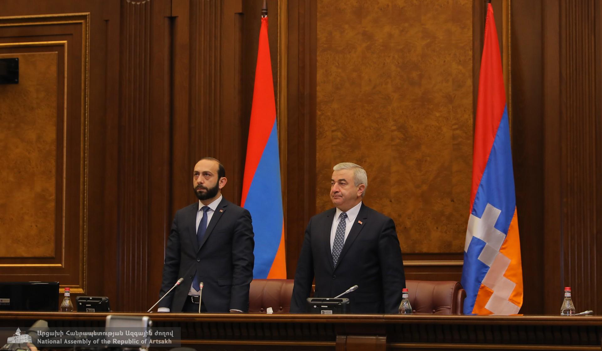 Հայաստանի եւ Արցախի ԱԺ-երի միջև ընդունվել է հայտարարություն