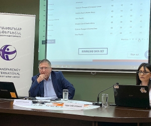 Կոռուպցիայի ընկալման համաթվի դասակարգման 2019-ի աղյուսակում Հայաստանը բարելավել է իր դիրքը