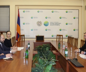Նախարար Էրիկ Գրիգորյանն ընդունել է Հայաստանում Շվեդիայի Թագավորության դեսպան Ուլրիկ Թիդեստրյոմին
