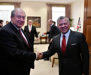Jordanian King Abdullah II to Visit Armenia