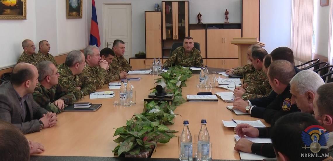 ՊԲ հրամանատար Կարեն Աբրահամյանի գլխավորությամբ տեղի է ունեցել ծառայողական խորհրդակցություն