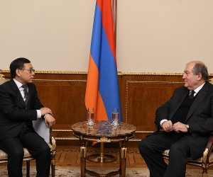 Armenian President, Chinese Ambassador Discuss Coronavirus Prvention