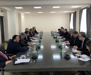 Armenian Foreign Minister and ANCA Reps Hold Talks in Yerevan