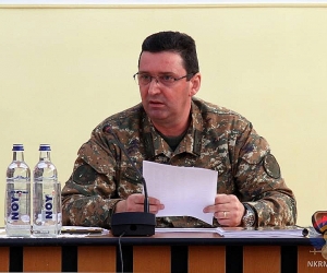 Artsakh Defense Minister Discusses Priorities with Top Army Brass