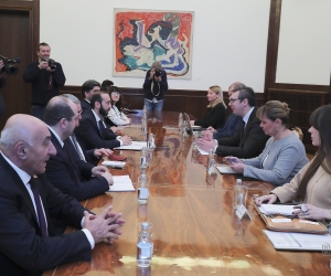 Armenian National Assembly Speaker Meets with Serbian President in Belgrade
