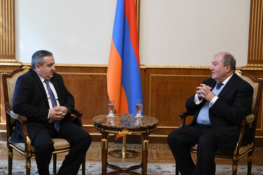 Նախագահ Արմեն Սարգսյանը հանդիպել է Սննդամթերքի անվտանգության տեսչական մարմնի ղեկավարին
