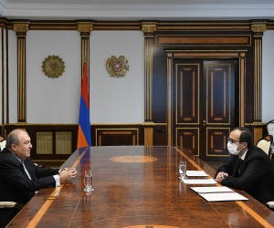 Armenian President and Health Minister Discuss Health Emergency