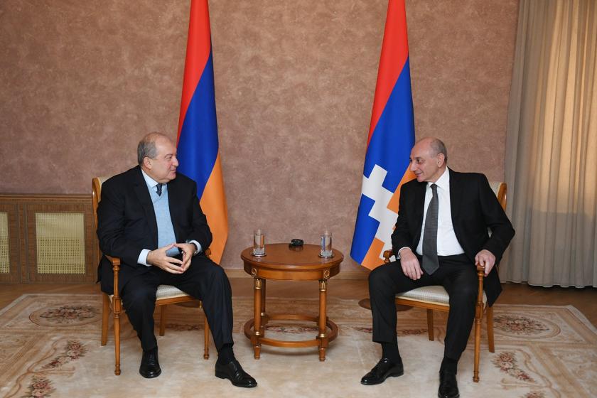Արմեն Սարգսյանը հանդիպում է ունեցել Արցախի նախագահ Բակո Սահակյանի հետ