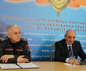 Artsakh President and Police Officials Discuss March 31 Elections