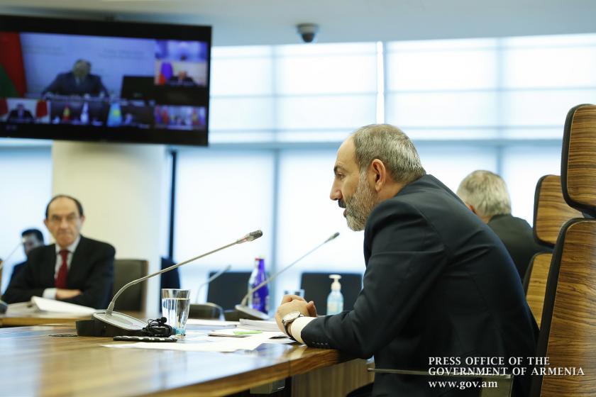 Վարչապետ Նիկոլ Փաշինյանը մասնակցել է Եվրասիական միջկառավարական խորհրդի տեսակոնֆերանսին