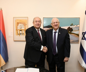 President Sarkissian Congratulates Israeli President on Independence Day
