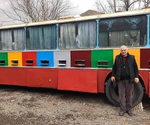 Mobile Beekeeping: Goris Apiarist Recycles Soviet-Era Tourist Buses