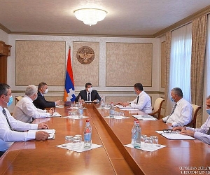 Արցախի նախագահի մոտ քննարկվել են Մարտունու շրջանի հիմնախնդիրները
