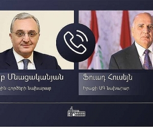 Armenian, Iraqi Foreign Ministers Reaffirm Readiness to Expand Government Relations