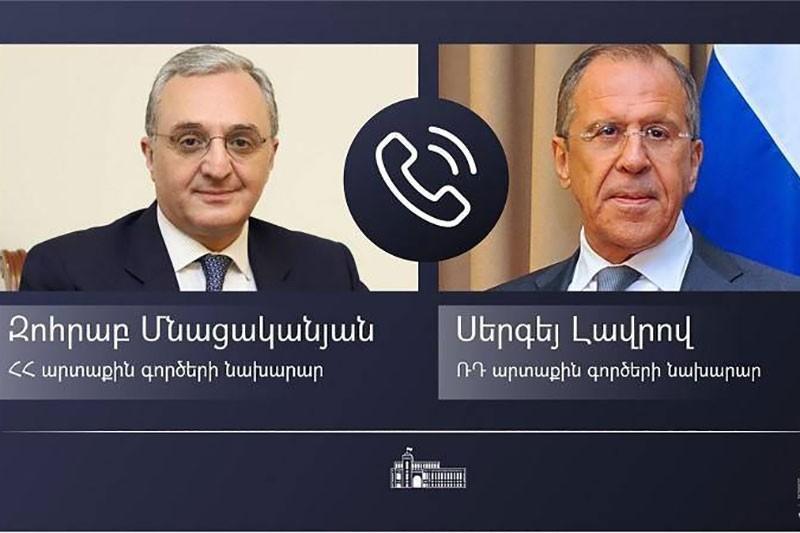 Armenian, Russian Foreign Ministers Discuss Fighting on Armenian-Azerbaijani Border