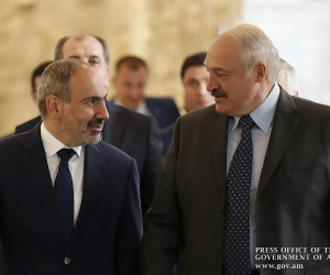 В Минске состоялась встреча премьер-министра Никола Пашиняна и президента Беларуси Александра Лукашенко