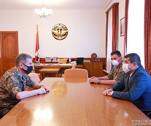 Արցախի նախագահն ընդունել է Օնիկ Գասպարյանին