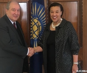 Armenian President Invites Commonwealth Secretariat Head to Armenia for &quot;Summit of Minds&quot;
