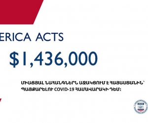U.S. Provides Additional $1.436 Million to Armenia to Combat Covid-19