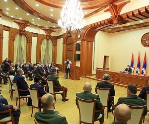 Торжественная церемония награждения по случаю Дня Республики Арцах