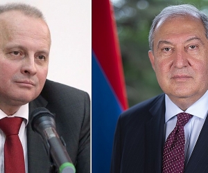 Արմեն Սարգսյանը հանդիպել է Հայաստանում Ռուսաստանի դեսպան Սերգեյ Կոպիրկինին