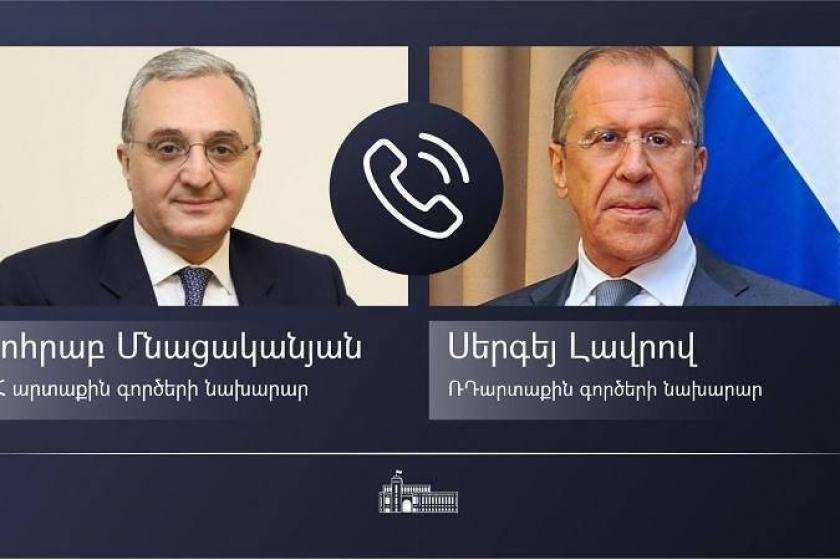 Armenian, Russian Foreign Ministers Discuss Karabakh Developments