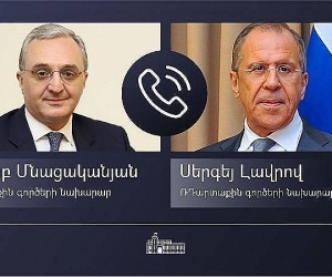 Armenian, Russian Foreign Ministers Discuss Karabakh Developments