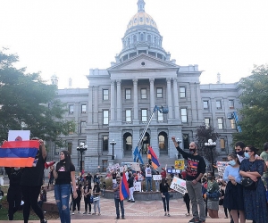 В штате Колорадо прошла акция протеста против агрессии Азербайджана 