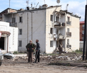 Stepanakert – October 8: The Artsakh Capital After Last Night's Azerbaijani Missile Attack