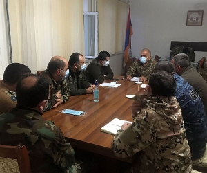 Արայիկ Հարությունյանը քննարկել է պատերազմական գործողություններին աշխարհազորայինների մասնակցության հարցը