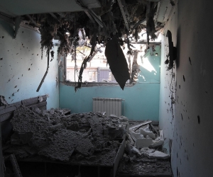 Azerbaijani Military Targeting Martuni Villages with Smerch Missiles