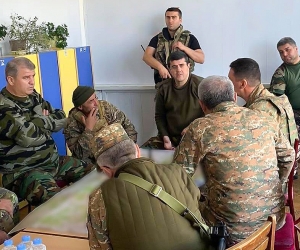 Араик Арутюнян и Джалал Арутюнян посетили юго-восточный участок Арцаха