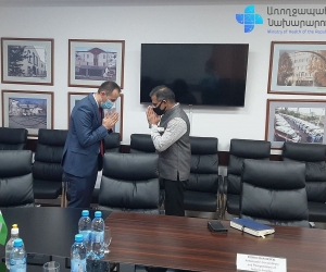 Armenian Health Minister Asks Indian Ambassador for Humanitarian Aid
