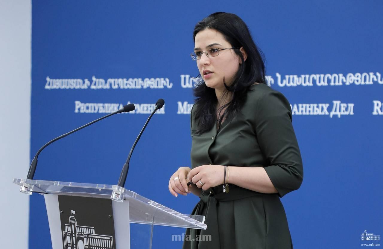 Комментарий пресс-секретаря МИД РА относительно заявления министерства обороны Турции