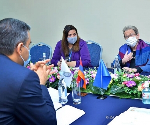 Արման Թաթոյանն ընդունել է Հայաստանում ԵՄ պատվիրակության ղեկավար Անդրեա Վիկտորինին