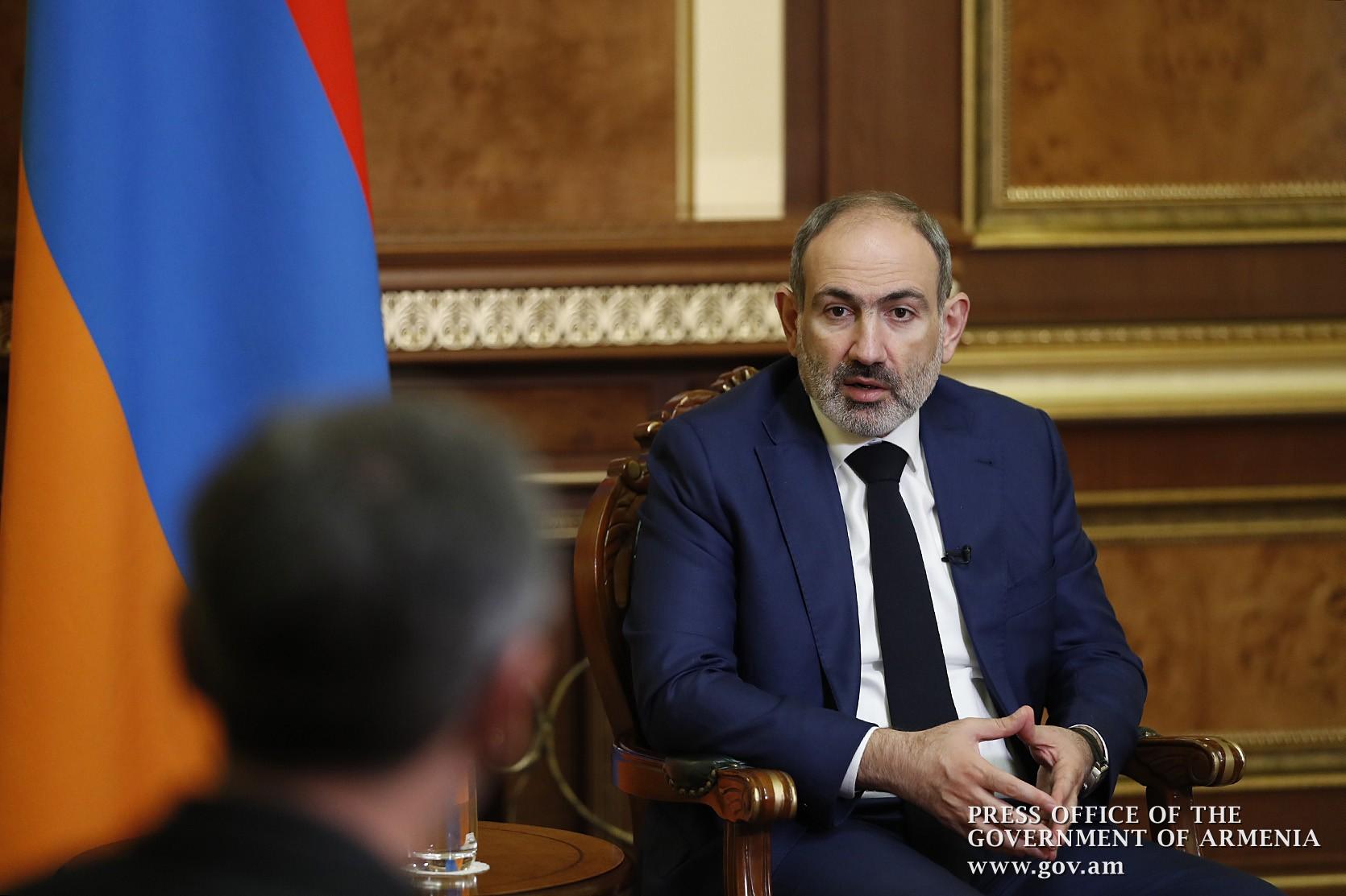 Pashinyan to European Press: "Artsakh Will Not be Surrendered Like Czechoslovakia Was to Hitler Pre-WWII"