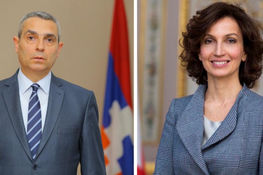 Artsakh Foreign Minister Writes to UNESCO Director-General Re: Azerbaijani Desecration of Armenian Monuments