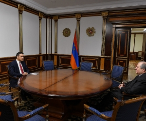 Նախագահ Արմեն Սարգսյանն ընդունել է Մարդու իրավունքների պաշտպան Արման Թաթոյանին