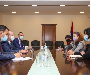 ԿԳՄՍ նախարար Վահրամ Դումանյանն ընդունել է ՀՀ-ում ՄԱԿ-ի մանկական հիմնադրամի նորանշանակ ներկայացուցչին