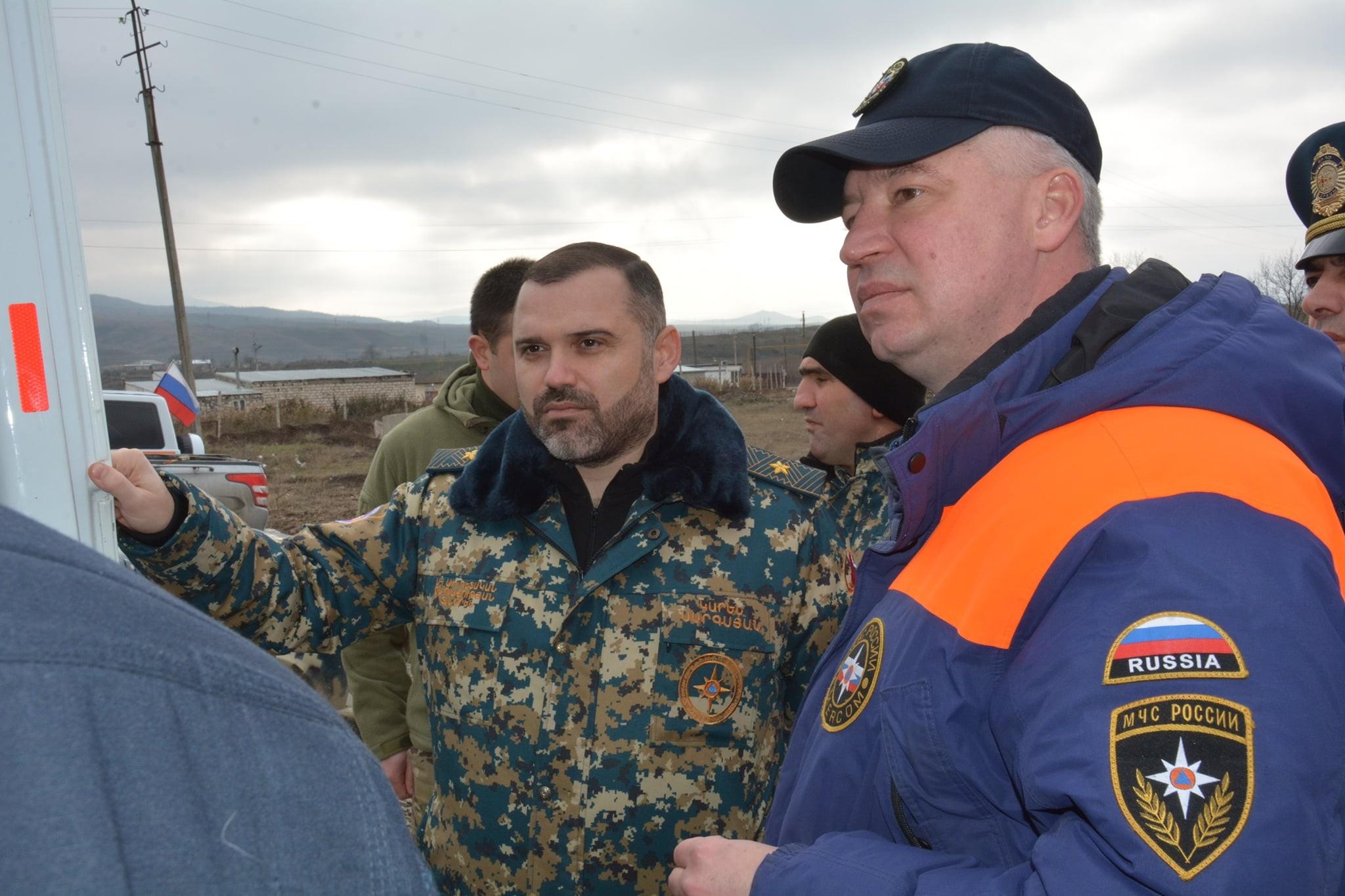 Artsakh State Emergency Service Director Visits Ivanyan Village
