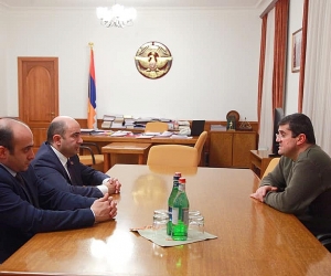 Bright Armenia Delegation, Artsakh President Discuss Cooperation